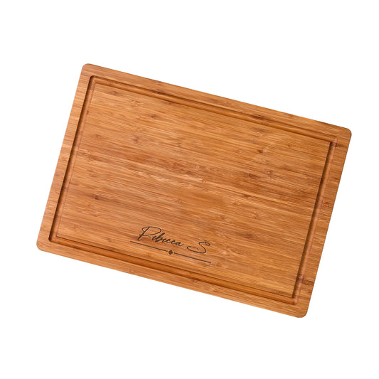 Bamboo Cutting Board Personalized Team Celebration Culinary Style