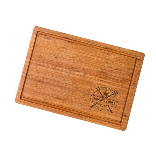 Bamboo Cutting Board Custom Birthday Culinary Engraving