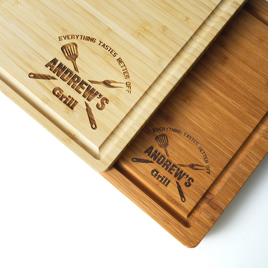 Bamboo board surface texture