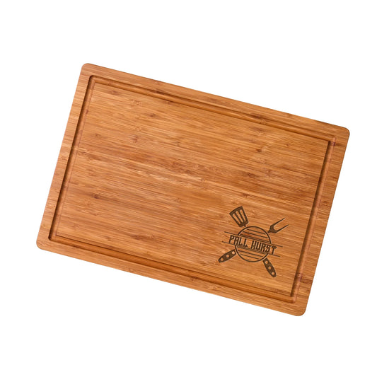 Bamboo Cutting Board Engraved Fathers Day Kitchen Essential
