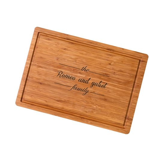 Bamboo Cutting Board Personalized Mothers Day Engraving