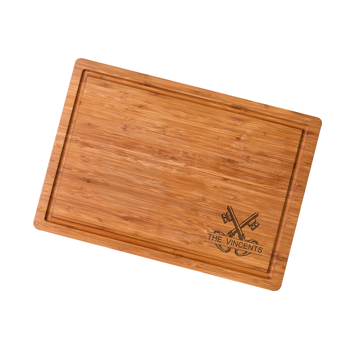 Bamboo Cutting Board Engraved Eco Friendly Housewarming Style