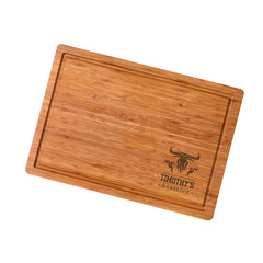 Bamboo Cutting Board Personalized Fathers Day Chef Engraving